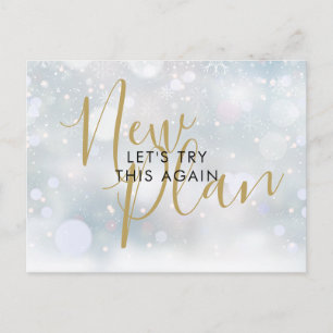 Cartão Postal Mudar a Data Novo Plano Roteiro Cancelado Inverno