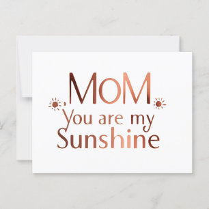 Cartão Postal Mug personalizado do dia da mãe - presente persona