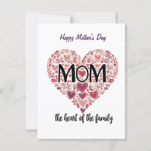 Cartão Postal Mug personalizado do dia da mãe - presente persona