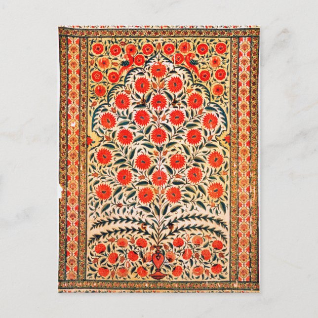 Cartão Postal Mughal Art (Frente)