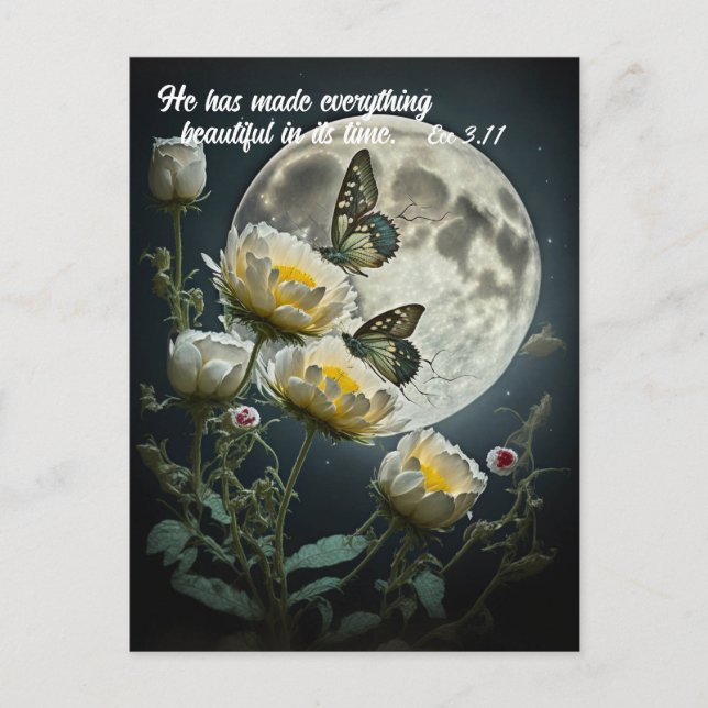 Cartão Postal Muito bonita e maravilhosamente feita (Frente)