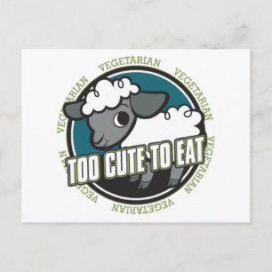 Cartão Postal Muito bonito para comer ovelha