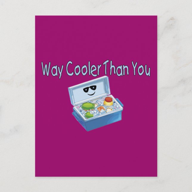 Cartão Postal Muito mais legal que você (Frente)