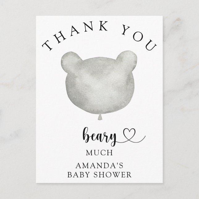 Cartão Postal Muito obrigado (Frente)