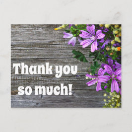 Cartão Postal Muito obrigado