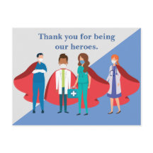 Muito Obrigado A Enfermeira Do Médico Herói.