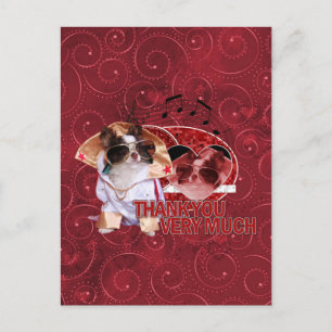 Cartão Postal Muito Obrigado - Muito Obrigado - Chihuahua - Gizm