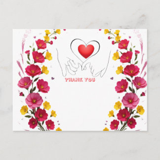 Cartão Postal Muito Obrigado Obrigado Com Gratidão Muitos Agrade