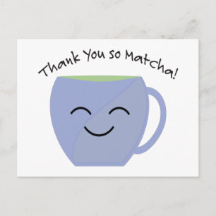 Cartão Postal Muito Obrigado So Matcha