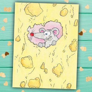 Cartão Postal MUITO QUEIJO? postal de Nicole Janes