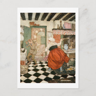 Cartão Postal Muitos é o espancamento que ele tinha