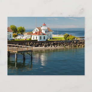 Cartão Postal Mukilteo Lighthouse, Mukilteo, Washington, EUA