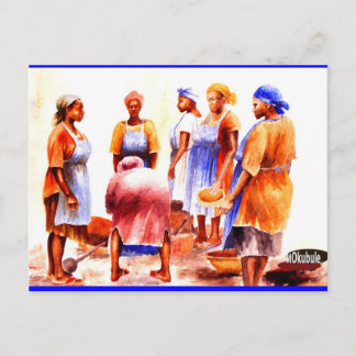 CARTÃO POSTAL MULHER AFRICANA MOJISOLA A GBADAMOSI