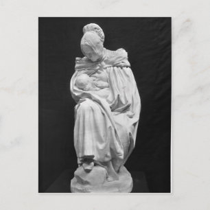 Cartão Postal Mulher Boulonnaise alimentando seu filho