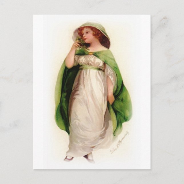 Cartão Postal Mulher Celta Vintage (Frente)