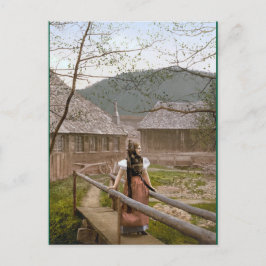 Cartão Postal Mulher da Floresta Negra