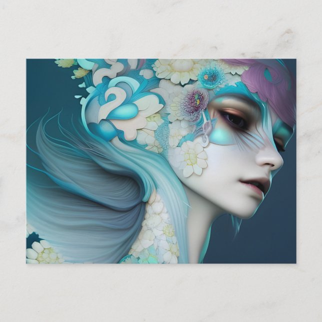 Cartão Postal Mulher das Flores (Frente)