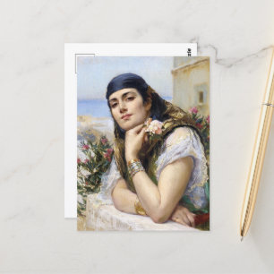 Cartão Postal Mulher de Argel, Arthur Bridgman