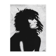 Mulher Deusa Gótica Retrato Ícone Arte da Moda