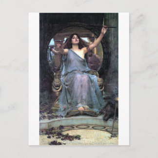 Cartão Postal Mulher do Waterhouse Offering Cup Ulysses