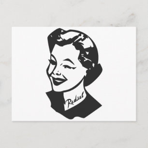 Cartão Postal Mulher Doméstica Tatuada - Radical