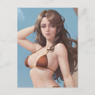 Cartão Postal Mulher em Bikini
