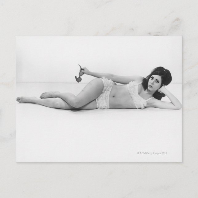 Cartão Postal Mulher em maiôs (Frente)