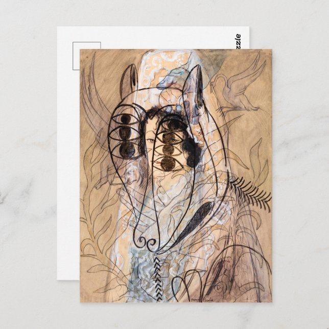 Cartão Postal Mulher espanhola | Francis Picabia | (Frente/Verso)