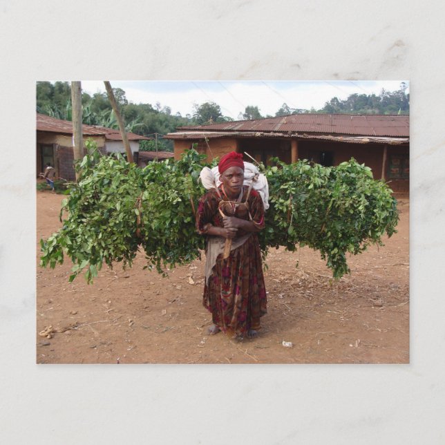 Cartão Postal Mulher etíope 5 (Frente)