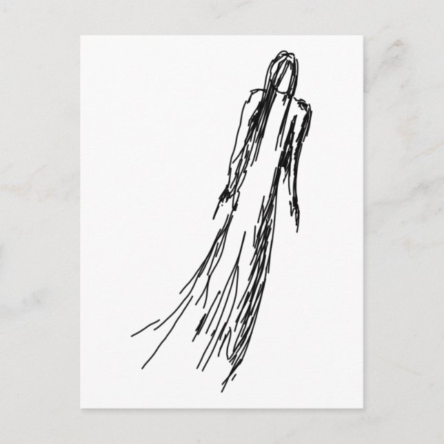 Cartão Postal Mulher Fantasma (Frente)