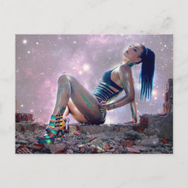 Cartão Postal Mulher Futura