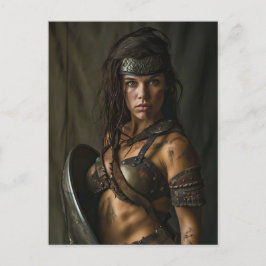 Cartão Postal Mulher gostosa canalizando a Amazônia