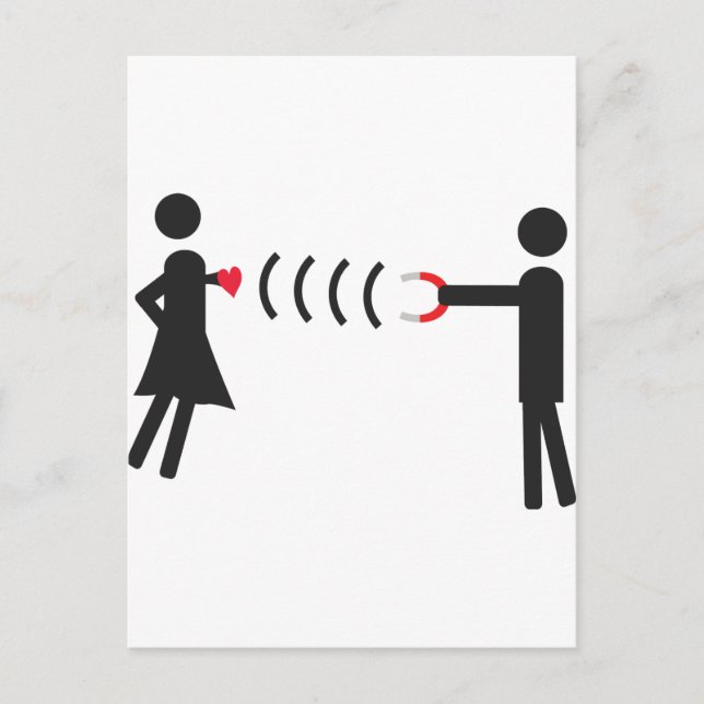 Cartão Postal Mulher Magnet (Frente)