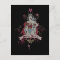 Mulher Maravilha disparando estrelas