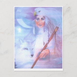 Cartão Postal mulher médica