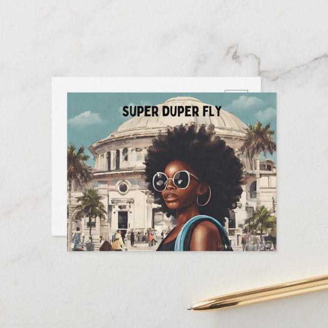 Cartão Postal Mulher Negra (Frente/Verso In Situ)