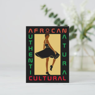 Cartão Postal Mulher Negra Marilyn MonFRO AFRoCA África