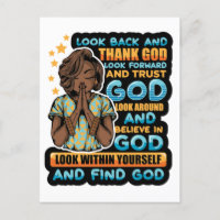 Mulher negra rezando guerreira a Deus