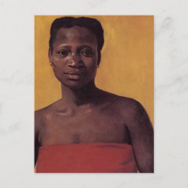 Cartão Postal Mulher Negra Sentada