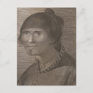 Cartão Postal Mulher Oonalashka, Alasca