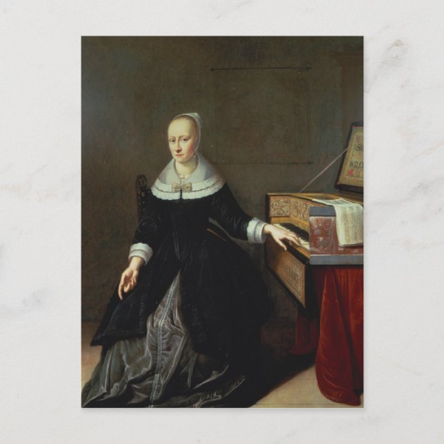 Cartão Postal Mulher por uma Virginal (Frente)