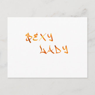 Cartão Postal Mulher Sexy