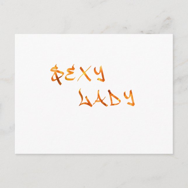 Cartão Postal Mulher Sexy (Frente)