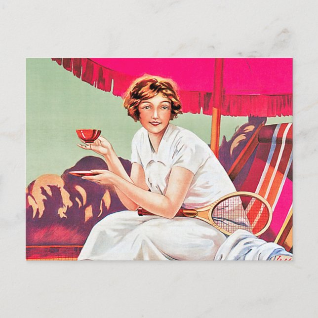 Cartão Postal Mulher tênis do Phoscao Ad (Frente)