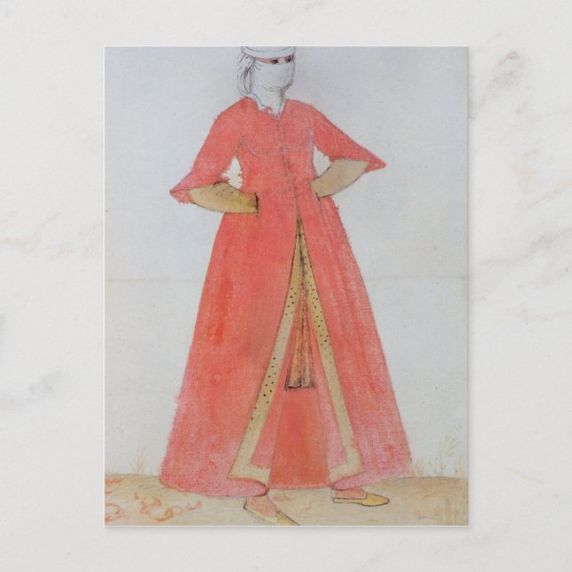 Cartão Postal Mulher Turca (Frente)