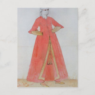 Cartão Postal Mulher Turca