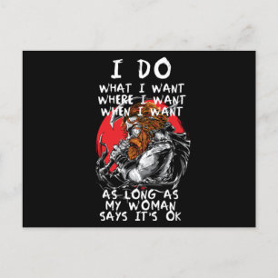 Cartão Postal Mulher Viking Norse Mythology Gueror Norway Gift