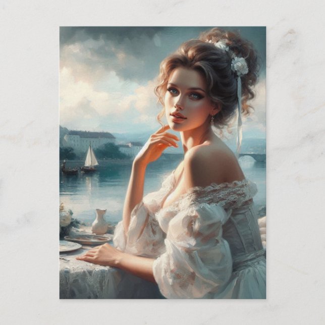 Cartão Postal Mulher Vitoriana 2 (Frente)