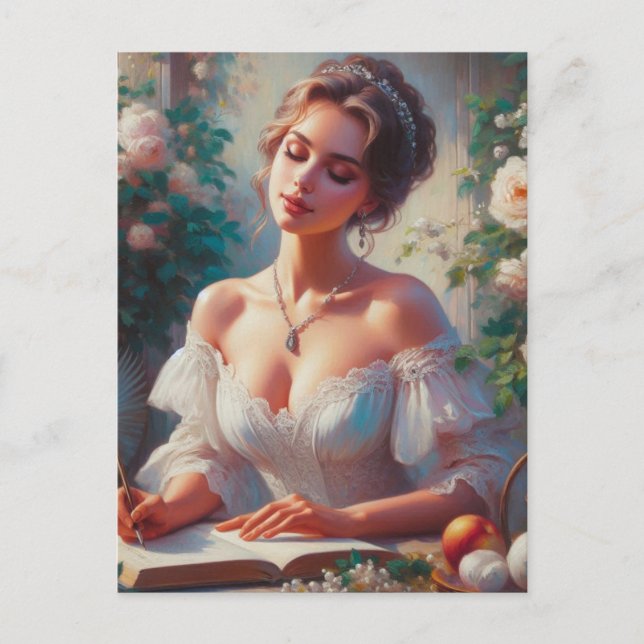 Cartão Postal Mulher Vitoriana 6 (Frente)