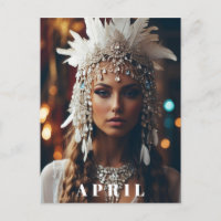 *~ Mulheres AP53 Boho ANIVERSÁRIO DE ABRIL DIAMANT